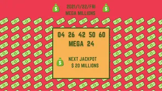Mega Millions Winning Numbers 01/22/2021 $ Lucky 7 $ Songs