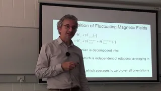 NMR Relaxation Lecture 1: Introduction to Spin Relaxation and The Solomon Equations