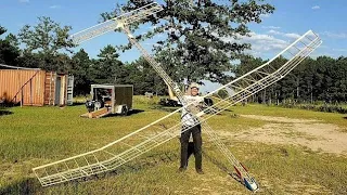 Building the world's biggest rubber powered airplane, pt.1