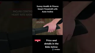 Sunny Health & Fitness SF-T7515 Smart Treadmill with Auto Incline #shorts
