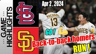 SD Padres vs Cardinals [Highlights] | Nice Yu Davish! 2 Homerun 1 Runs HR [Kim Rocking 🔥]