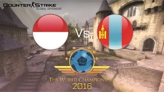 CS:GO TWC 2016 : Indonesia VS Mongolia (Asian Qualifier)