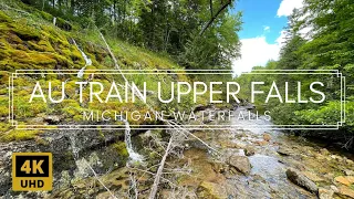 Au Train Upper Falls WALK THROUGH | Waterfalls in Michigan's Upper Peninsula | Munising, Michigan