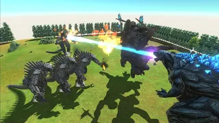 How many Evolution Of Goro T-Rex to defeat Godzilla Earth- Animal Revolt Battle Simulator