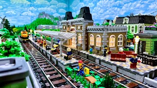 LEGO Bahnhof zerfällt bei Umbauarbeiten in alle Einzelteile... | Lego Stadt Beleuchtung