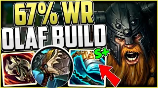 OLAF IS ACTUALLY GOOD (67% WR OLAF BUILD) How to Olaf & CARRY for Beginners S13 League of Legends