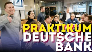 PRAKTIKUM bei der Deutschen Bank!!! | Ein Aaron für alle Fälle!