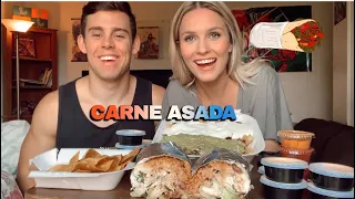 Carne Asada Fries and Burrito Mukbang! (Q&A)