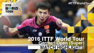 German Open 2016 Highlights: FANG Bo vs SHIBAEV Alexander (R32)