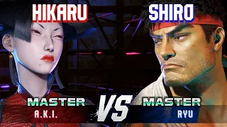 SF6 ▰ HIKARU (A.K.I.) vs SHIRO (Ryu) ▰ Ranked Matches