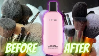 How I Clean My Makeup Brush Using Mac Brush Cleanser? | Raq Star