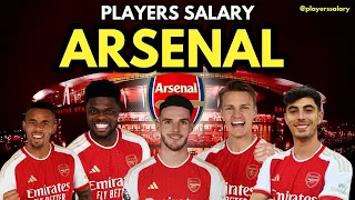 ARSENAL 2024 PLAYER SALARY. HOW MUCH DO THEY EARN.