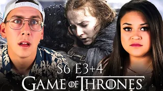 REUNITED & IT FEELS SO GOOD! Our First Time Watching GAME OF THRONES [REACTION] [6x3] [6x4]