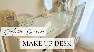 DECLUTTER DIARIES - MAKE UP DESK | BEAUTY ROOM