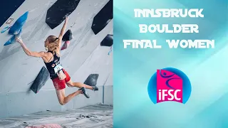 IFSC Innsbruck Boulder Women Final | WorldCup Climbing CUT EDITION
