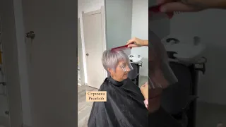 Стильная стрижка Пикси-Боб для женщин за 60 лет/Stylish PixieBob haircut for women over 60 years old