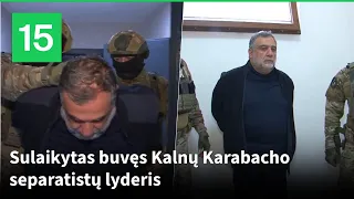 Sulaikytas buvęs Kalnų Karabacho separatistų lyderis