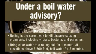 Boil Water Advisory