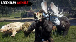 Legendary ANIMALS join Arthur Morgan Attack Cornwall Oil factory  → Red Dead Redemption 2 PC mods