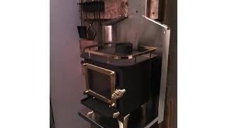 Cubic Mini Wood Stove installation