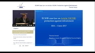 ECtHR Case Law on Article 3 ECHR: Protection Against Refoulement