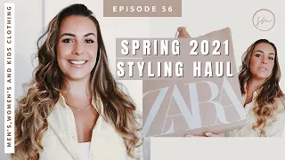 Zara Haul 2021 Spring | TRY-ON HAUL | NEW IN | Shopping in the KIDS, MEN'S & Women's Section