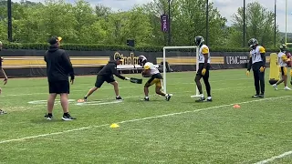 Steelers' Calvin Austin Shows Off Insane Speed, Improved Footwork