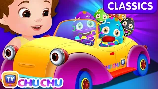 ChuChuTV Classics – Learn Passenger Vehicles for Kids – Motor Cycle, Car & More - Surprise Eggs