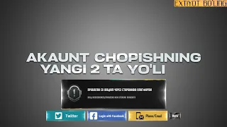 5 DAQIQADA PUBG MOBILEDAN Facebook, Email, Google, Twitter, Telefon nomer, AKAUNTLARNI O'CHIRISH