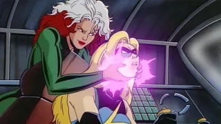 Rogue vs Captain Marvel (all the fights)