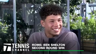 Ben Shelton Feeling More Comfortable on the Clay | 2024 Rome 2nd Round