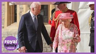 The Queen Hosts US President Joe Biden at Windsor Castle