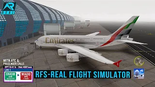 RFS - Real Flight Simulator - Dubai to Bali ||Full Flight|| A380-800||Emirates ||FHD||Real Route