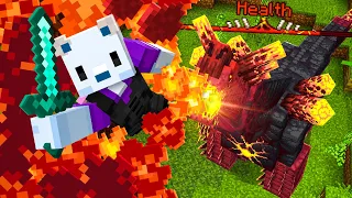 I Tried Fighting RUTHLESS Minecraft Bosses