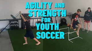 Change Of Direction And Strength Training For Youth Soccer Players | Youth Athlete Agility Training