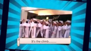 Grade 6 Charity "The Climb action with lyrics" - (At Saint Francis Academy)