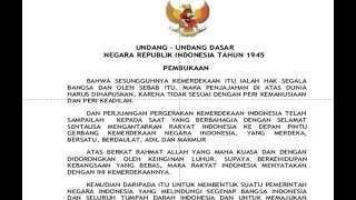 Undang Undang Dasar 1945 (Pembukaan)