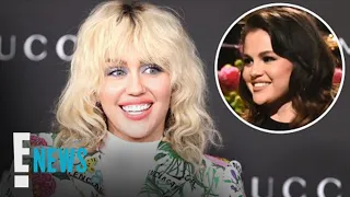 Miley Cyrus REACTS to Selena Gomez's SNL Impression | E! News