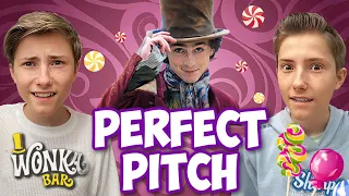 PERFECT PITCH CHALLENGE! (FAMILY VS WONKA SONGS) 🍭🍫