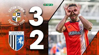 Luton 3-2 Gillingham | Doughty scores SCREAMER 🚀 | Carabao Cup Highlights