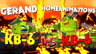 Гибрид КВ-6 Gerand  VS КВ-6 Homeanimations - "Гладиаторские бои" - Мультики про танки