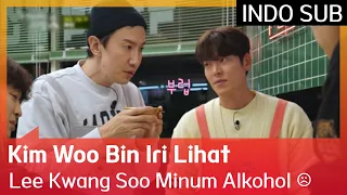 Kim Woo Bin Iri Lihat Lee Kwang Soo Minum Alkohol ☹ #UnexpectedBusiness2 🇮🇩INDO SUB🇮🇩