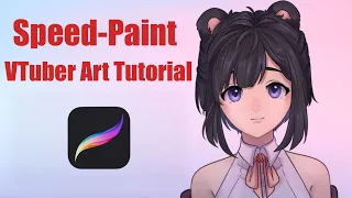 VTuber Art SpeedPaint Tutorial