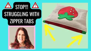 Sewing a lined zipper pouch tutorial and attaching tabs