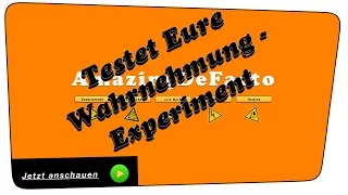 Selbstversuch zur Wahrnehmung - Experiment | Wissenschaft