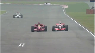 2007 Chinese Grand Prix - Alonso vs Massa