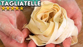 How to Make Homemade Pasta | Tagliatelle by Hand & Machine!