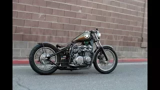 Chappell Customs 1979 KZ650 bobber build