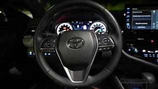 👉 AT NIGHT: 2021 Toyota Camry XLE AWD - Interior & Exterior Lighting Overview + Night Drive