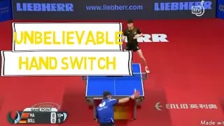 Top 3 hand switch in table tennis by legend timo boll